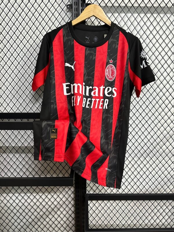 Ac Milan 25/26 Home Kit - Image 3