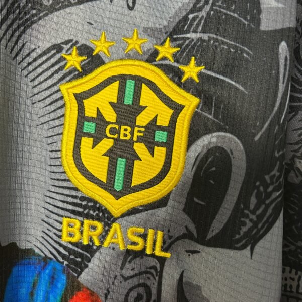 Brazil 25/26 Jesus Black Special Edition Kit - Image 3