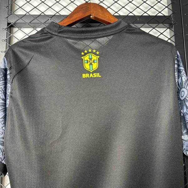 Brazil 25/26 Jesus Black Special Edition Kit - Image 4