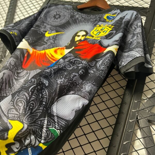 Brazil 25/26 Jesus Black Special Edition Kit - Image 6