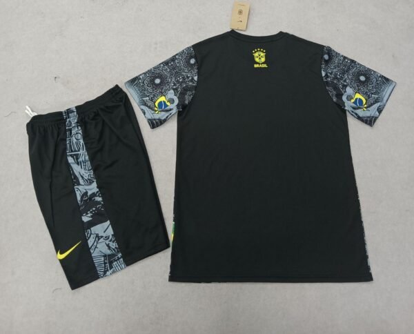 Brazil Jesus Black Kit + Shorts - Image 2