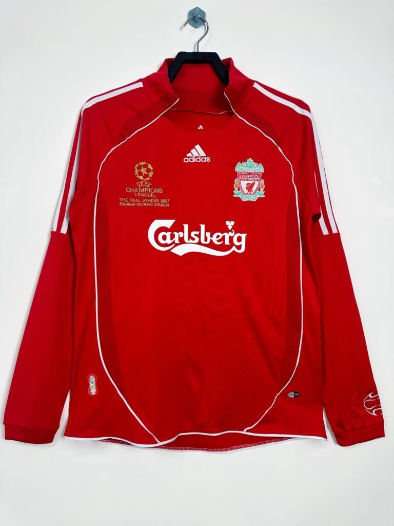 Liverpool 2007 CL Final Home Kit Longsleeve