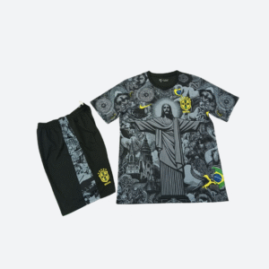 Brazil Jesus Black Kit + Shorts